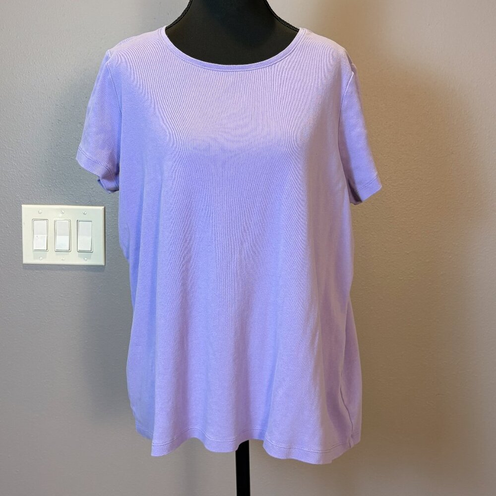 St. John's Bay Lavender T-shirt